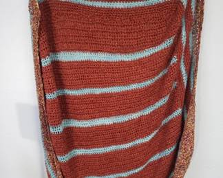 471  Lot 483  Vintage Afghan throw