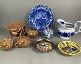 791  Lot 312  Group of miscellaneous China some hand painted