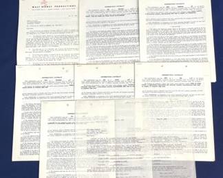 052  Lot 357h  Lot of Walt Disney Productions distribution