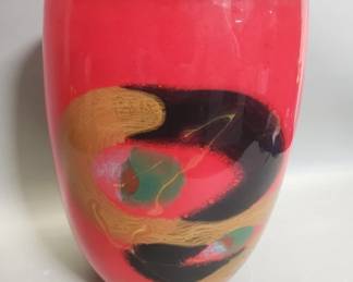 028  Lot 378  Loan Nemtoi Romanium glass artist oval art