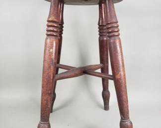497  Lot 588  Vintage wood stool