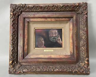 258  Lot 192  Carlo Wahlbeck signed oul on board