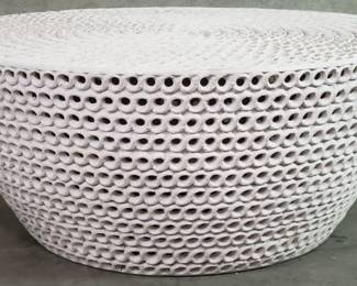 658  Lot 499  Coralstyle ceramic coffee table