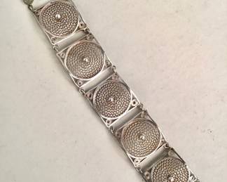 333  Lot 559  Vintage Egyptian Revival silver filigree