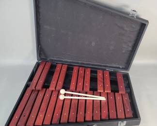 664  Lot 510  Metal and wood xylophone
