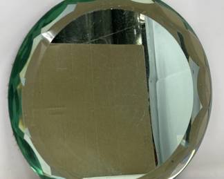 538  Lot 137  Large glass mirrored vanity tray