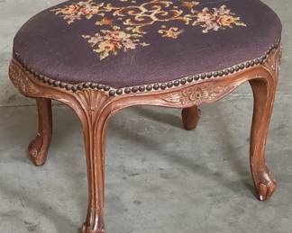 540  Lot 140  French Louis XVstyle upholstered needlepoint