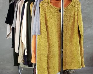 520  Lot 51  Rack of womens designer clothing