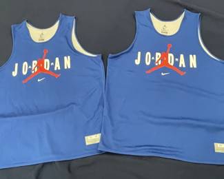 597  Lot 375h  Pair of Air Jordan tank tops