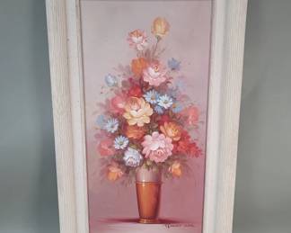 275  Lot 497  Signed Robert Cox oil painting on canvas
