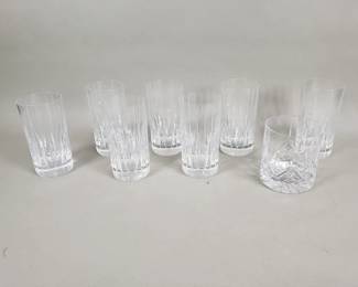 747  Lot 363  Group if crystal tumblers