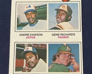 629  Lot 455h  1977 Topps rookie Andre Dawson