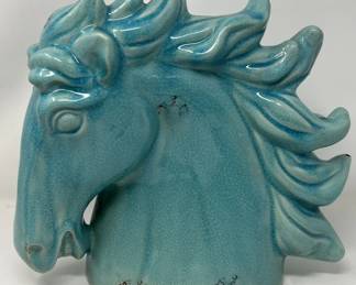 467  Lot 451  Vintage ceramic horse bust