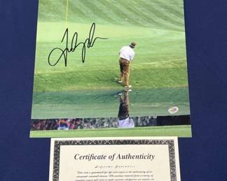 575  Lot 342h  Fred Couples autographed photo