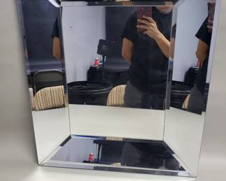 620  Lot 428  Rectangle beveled edge accent mirror