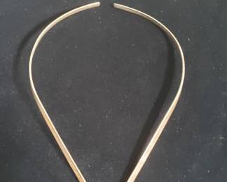 165  Lot 19  Vintage sterling silver choker