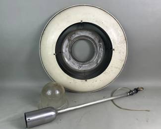 528  Lot 93  MCM industrial pendant light
