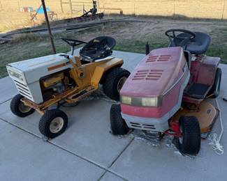 Lot #257- Snapper Riding Mower & Yellow Garden Tractor