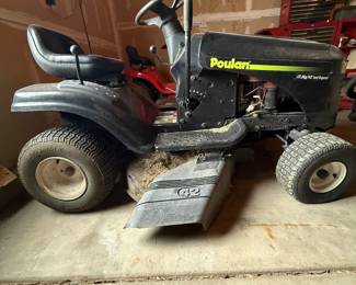 Lot #2- Poulan 17.5 HP Riding Lawn Mower – 42-Inch, 6-Speed