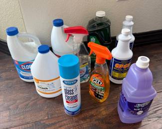 Lot #111- Household Cleaning Supplies with Clorox, Simple Green & Sprayway