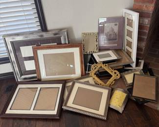Lot #51- Assorted Decorative Picture Frames & Collage Frames