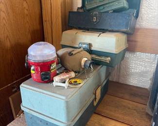 Lot #202- Fishing Tackle Boxes, Reels, Lures & Accessories