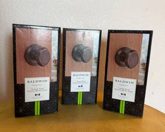 Lot #15- Three Baldwin Carnaby Hall & Closet Knob Sets – Venetian Bronze