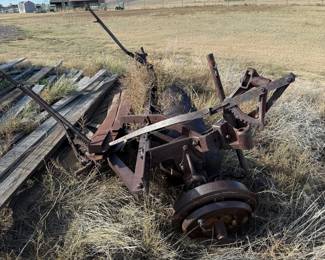 Lot #189- Antique Farm Machinery – Rustic Iron Ranch & Garden Yard Art