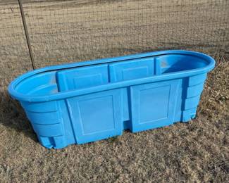 Lot #188- Blue Oval Livestock Stock Tank, 75-Inch