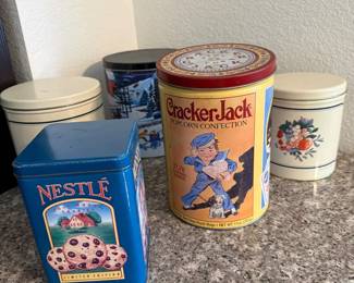 Lot #106- Collectible Cracker Jack, Nestlé Toll House & Decorative Tins