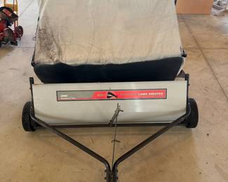 Lot #230- Ohio Steel Extra-Wide Tow-Behind Lawn Sweeper