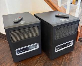 Lot #99- Pair of ProFusion 1500W Infrared Space Heaters with Remotes