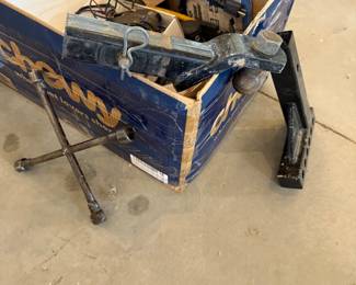 Lot #229- Trailer & RV Accessories with Hitch, Wiring & Hose Fittings