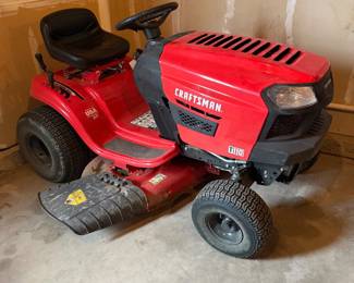 Lot #1- Craftsman T110 Riding Lawn Mower – 17.5 HP
