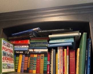 Lot #137- Assorted Books on Trains, Aviation, History & Reference
