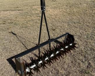 Lot #181- 37-Inch Tow-Behind Spike Lawn Aerator