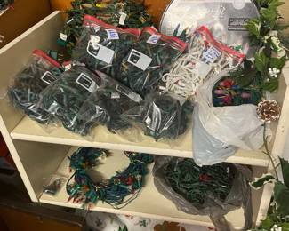 Christmas light strands