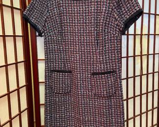 Plaid dress woven fabric