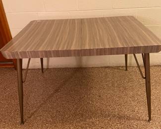 Vintage grey formica table