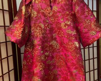 Pink /gold lame dress