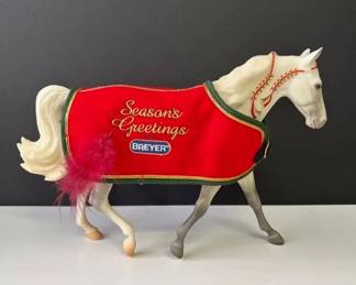 Breyer ‘ Snowflake ‘ 1998 Holiday Horse #750198 11 x 8”