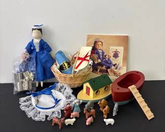 American Girl Doll Felicity’s Christmas Story Accessories * Pleasant Company