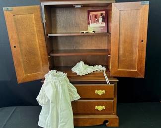 American Girl Doll Armoire * Felicity Nightgown Set
