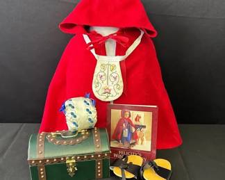 American Girl Doll Felicity 1992 Pleasant Company * Winter Story Cloak * Accessories