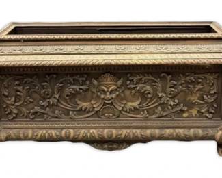 Italian Renaissance Baroquestyle Carved Walnut Cassone
