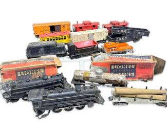 Lionel O Gauge Stream Locomotives, Train Cars More