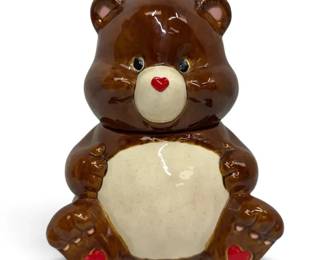 Ceramic Teddy Bear Cookie Jar