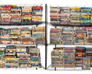 350 VHS Tapes Disney, Warner Bros Tons More