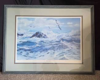 SW146Play At Noon Framed limited Ed. Print by Violet Parkhurst