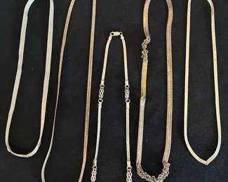 SW176Sterling Silver Braided Necklaces